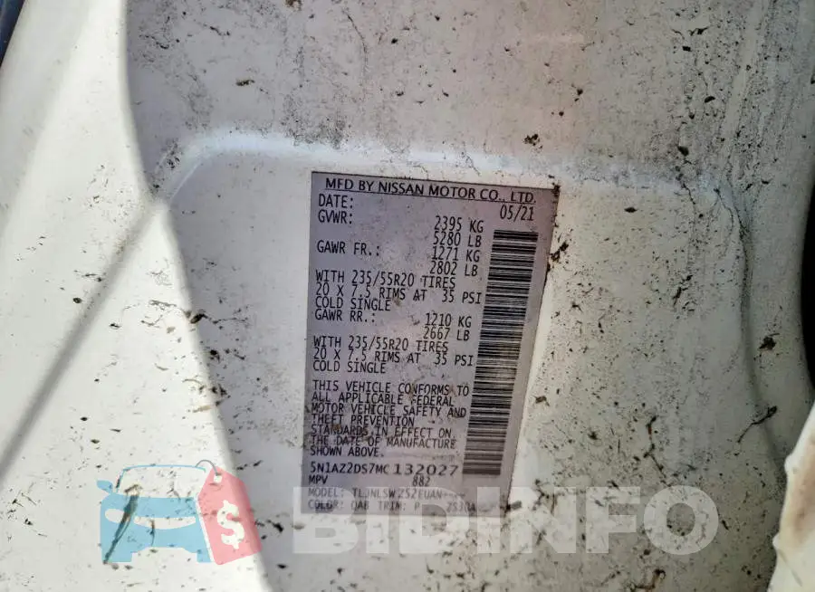 5N1AZ2DS7MC132027 Photo# 14