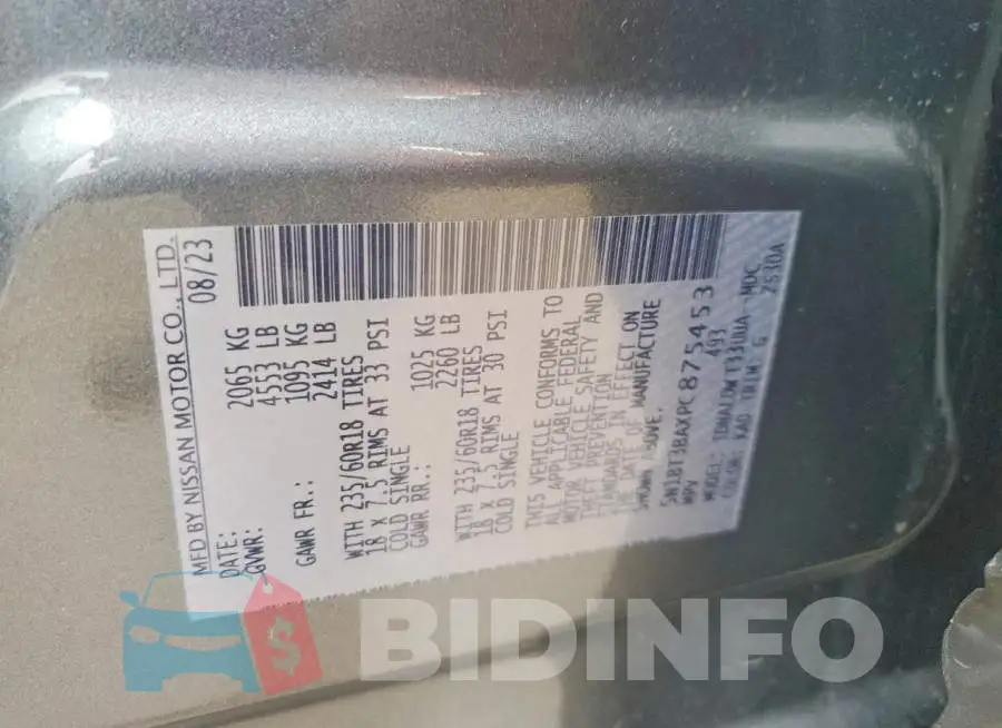 5N1BT3BAXPC875453 Photo# 13