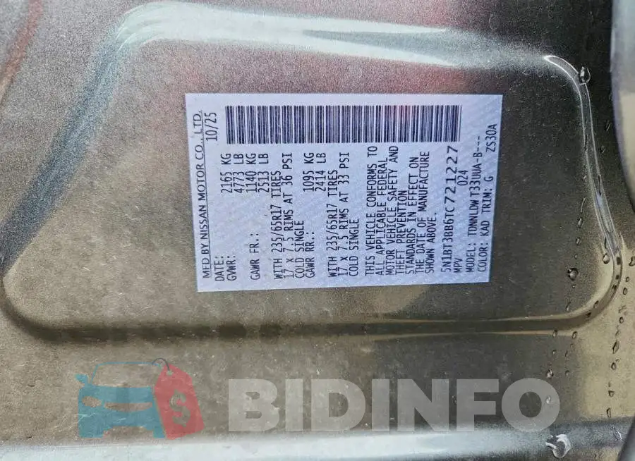 5N1BT3BB6TC721227 Photo# 14