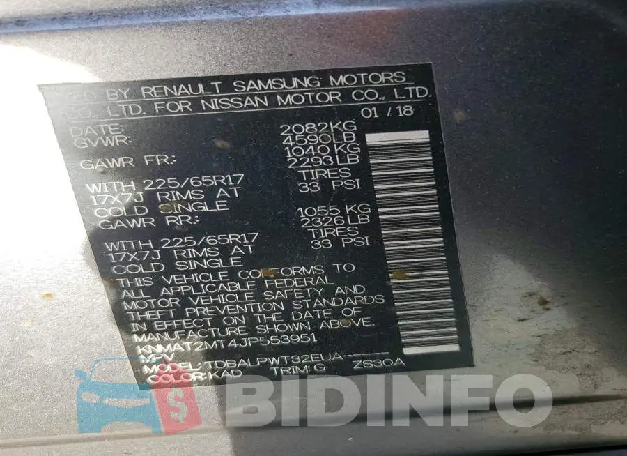 KNMAT2MT4JP553951 Photo# 11