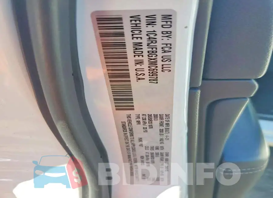 1C4RJFBGXMC699787 Photo# 13