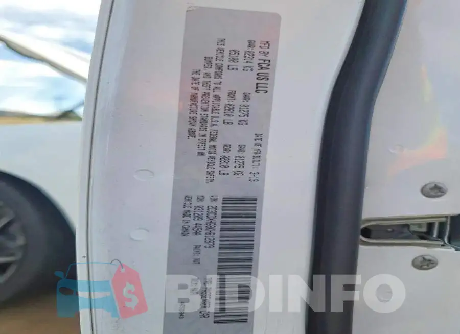 2C3CDXHG8KH612879 Photo# 12