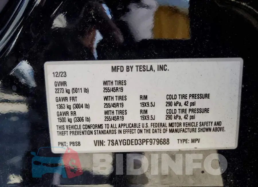 7SAYGDED3PF979688 Photo# 14