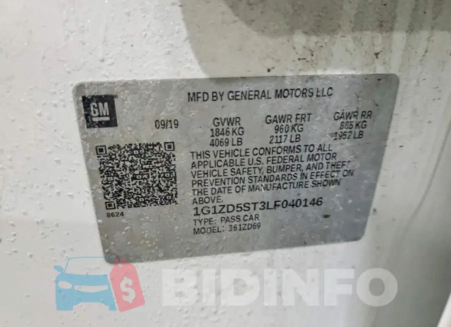 1G1ZD5ST3LF040146 Photo# 12
