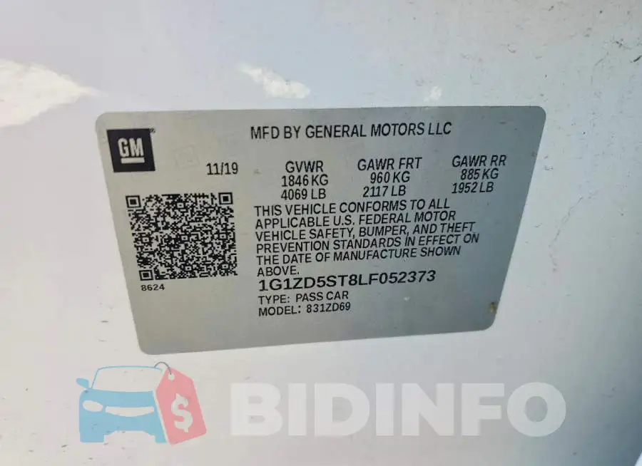 1G1ZD5ST8LF052373 Photo# 13