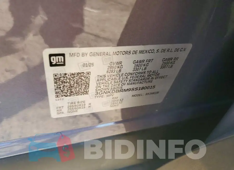 3GNKDBRM9SS180015 Photo# 13