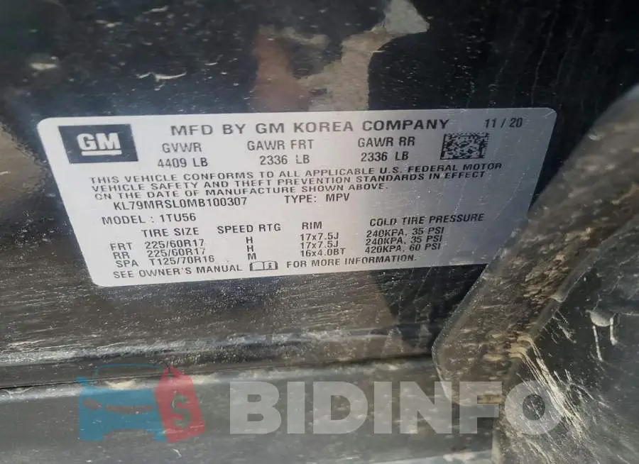 KL79MRSL0MB100307 Photo# 13