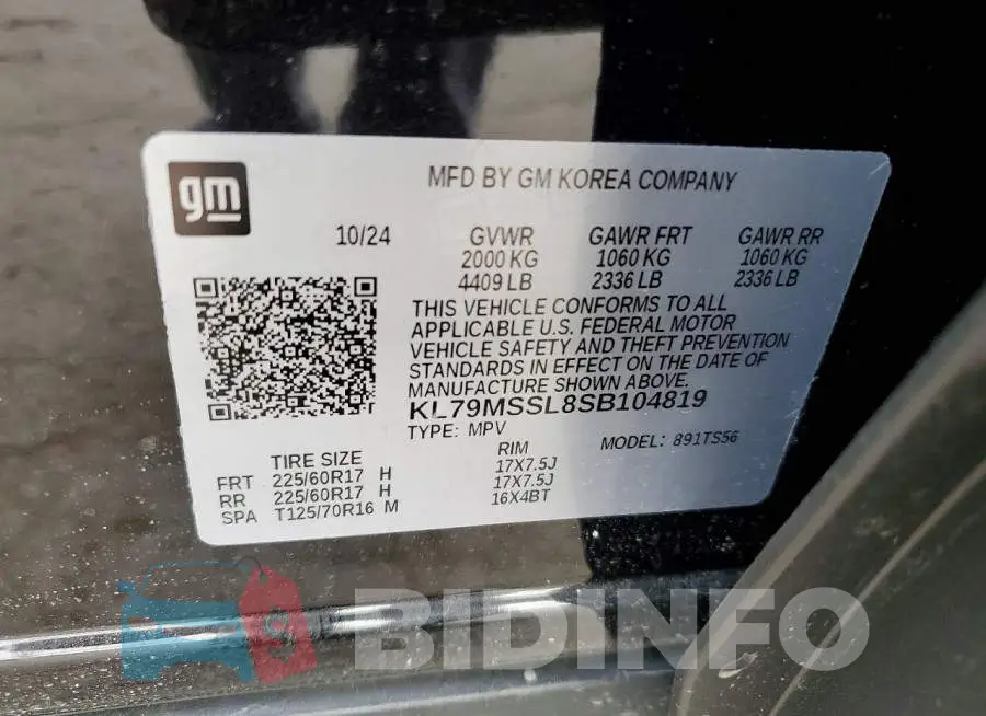 KL79MSSL8SB104819 Photo# 13
