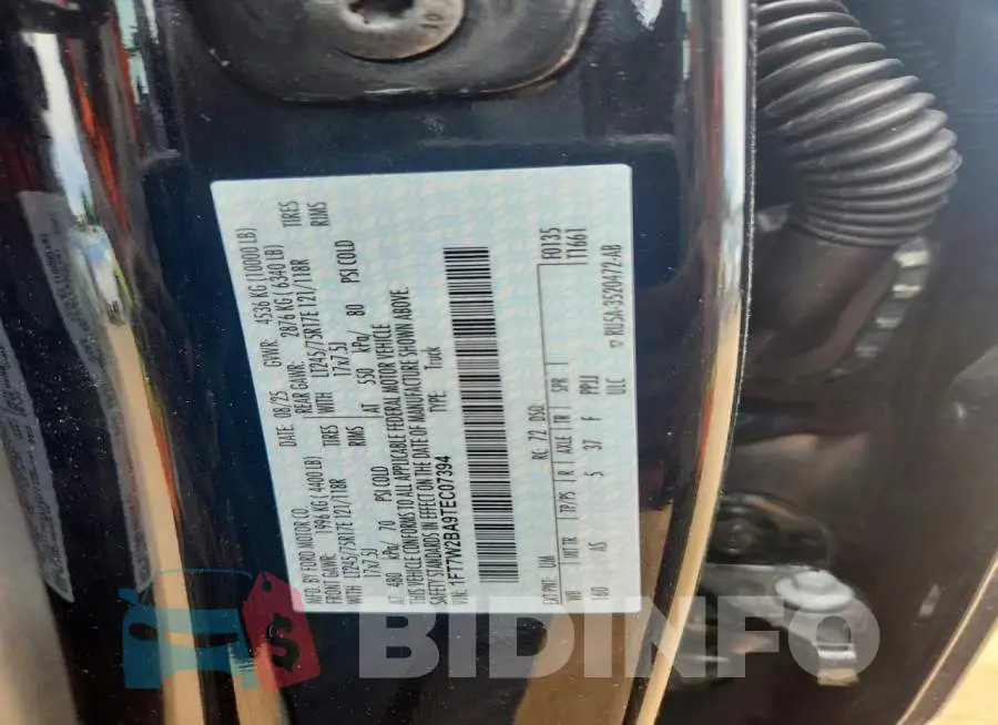 1FT7W2BA9TEC07394 Photo# 12