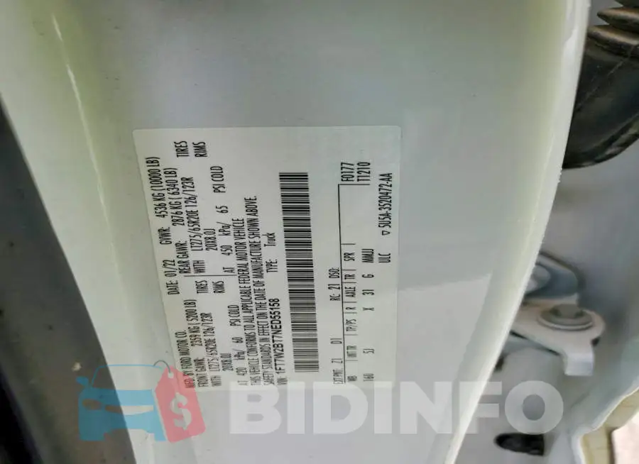 1FT7W2BT7NED55158 Photo# 12