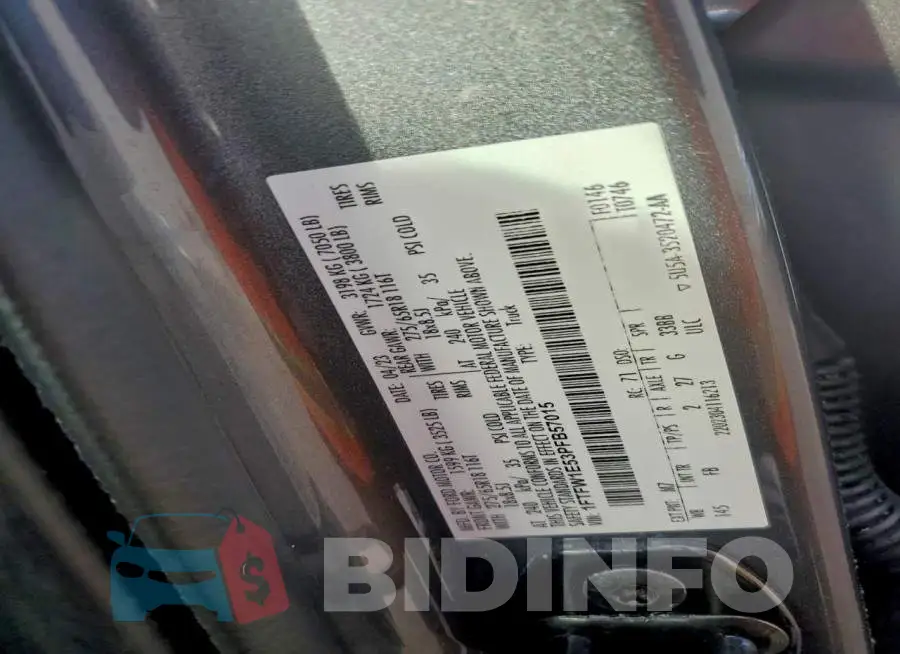 1FTFW1E53PFB57015 Photo# 12