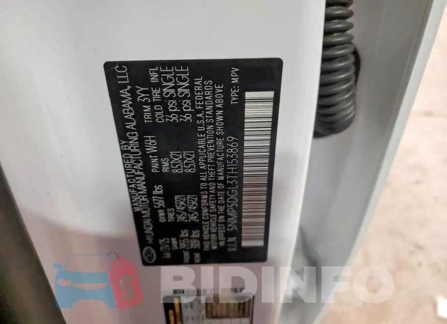 5NMP5DGL3TH153869 Photo# 13