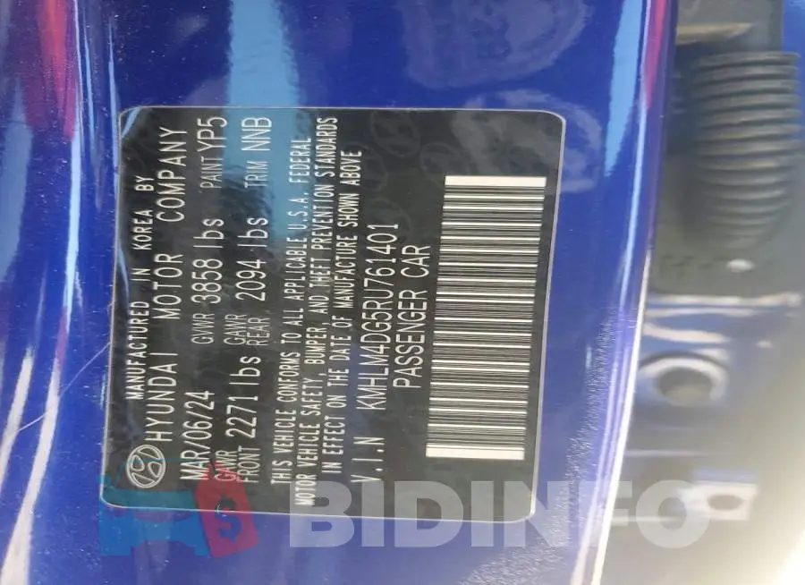 KMHLM4DG5RU761401 Photo# 12