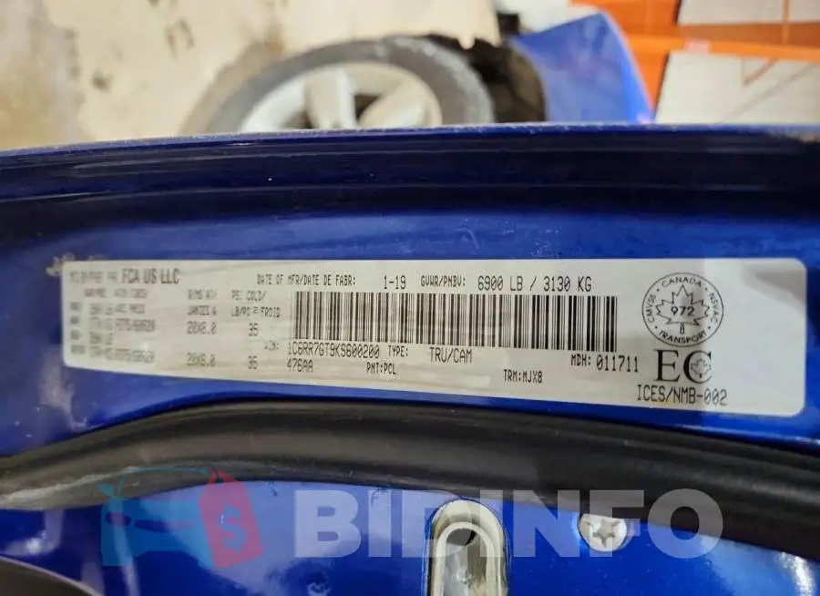1C6RR7GT9KS600200 Photo# 13