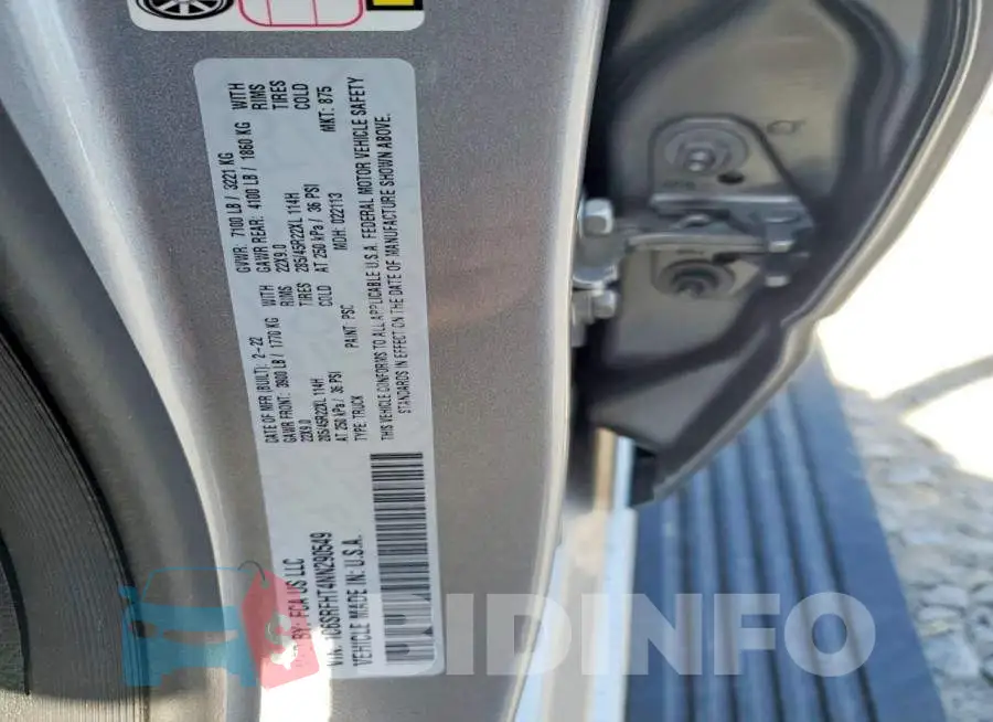 1C6SRFHT4NN290549 Photo# 13