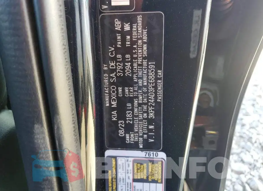 3KPF24AD3PE688591 Photo# 12