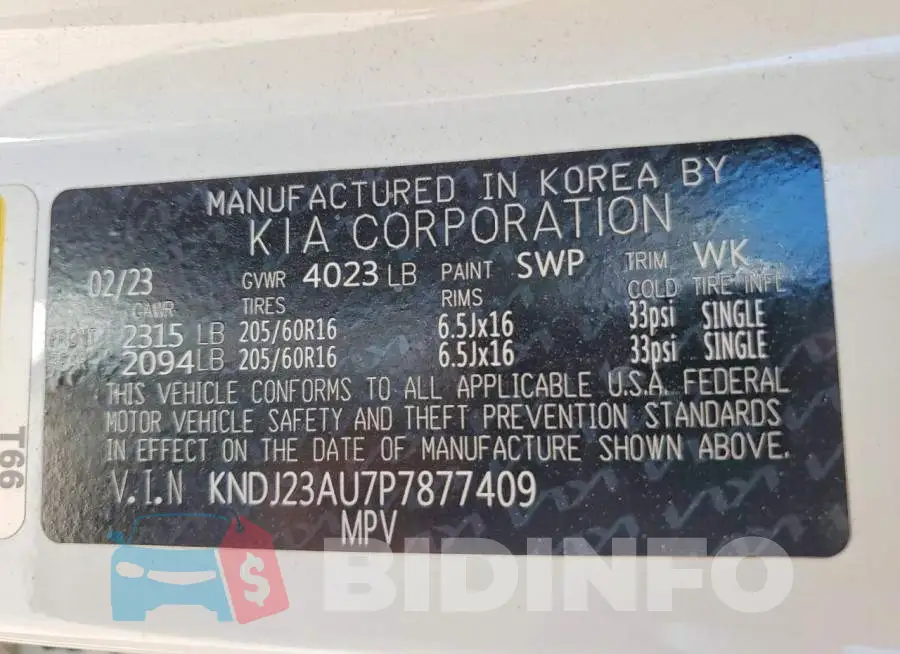 KNDJ23AU7P7877409 Photo# 13