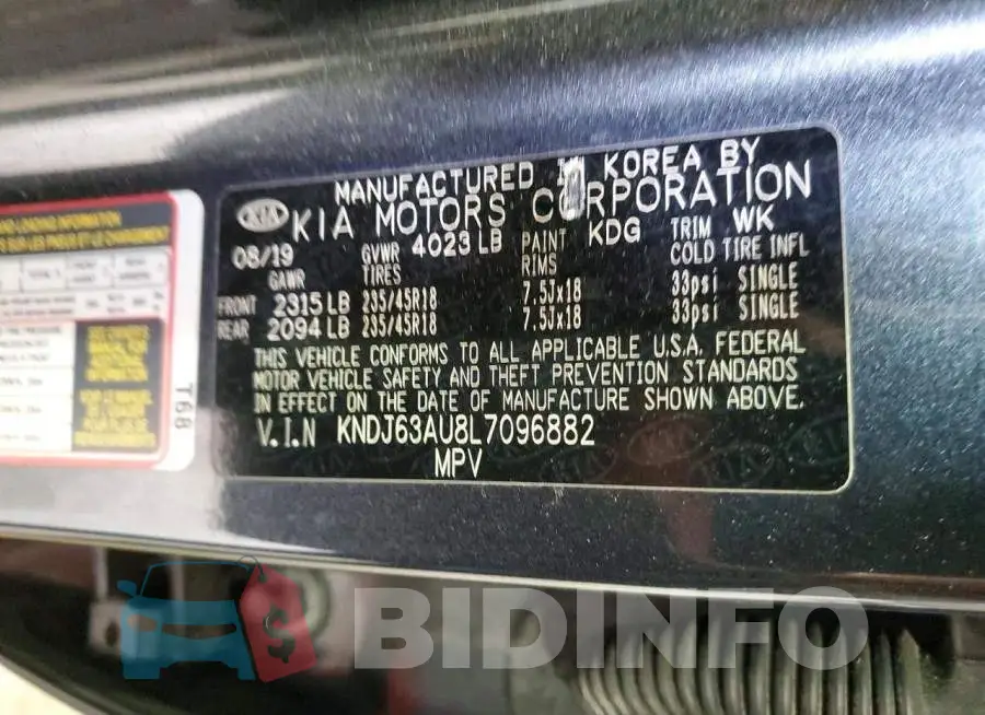 KNDJ63AU8L7096882 Photo# 12
