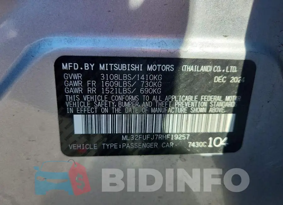 ML32FUFJ7RHF19257 Photo# 12