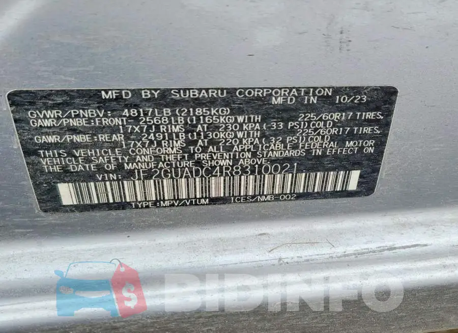 JF2GUADC4R8310021 Photo# 13