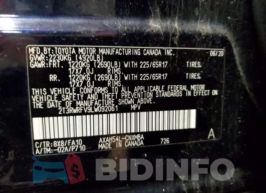 2T3RWRFV9LW092061 Photo# 14