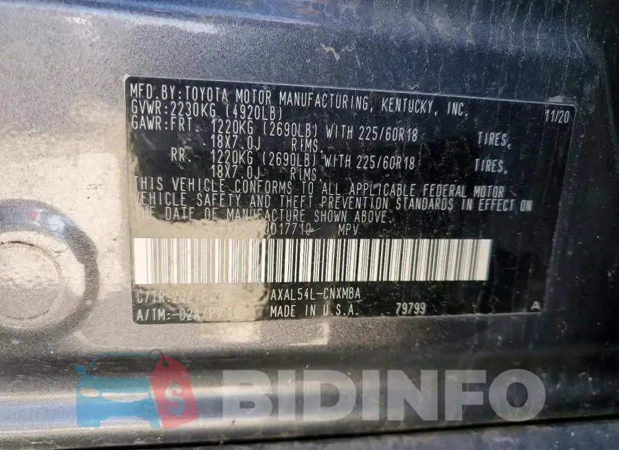 4T3E6RFV8MU017710 Photo# 13