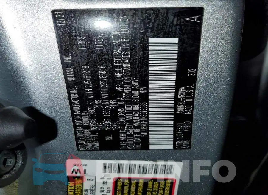 5TDGBRCH1NS543635 Photo# 13
