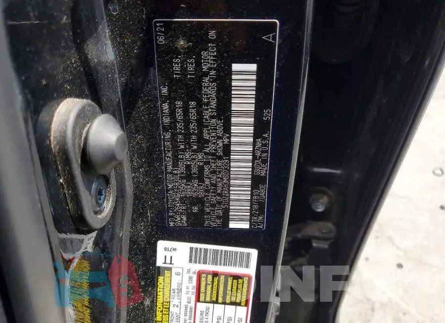 5TDZZRAH3MS073291 Photo# 14