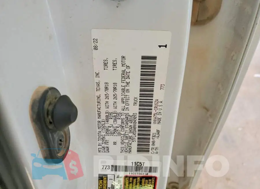 5TFLA5DA0NX049093 Photo# 12