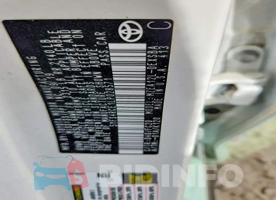 5YFS4RCE1LP028571 Photo# 13
