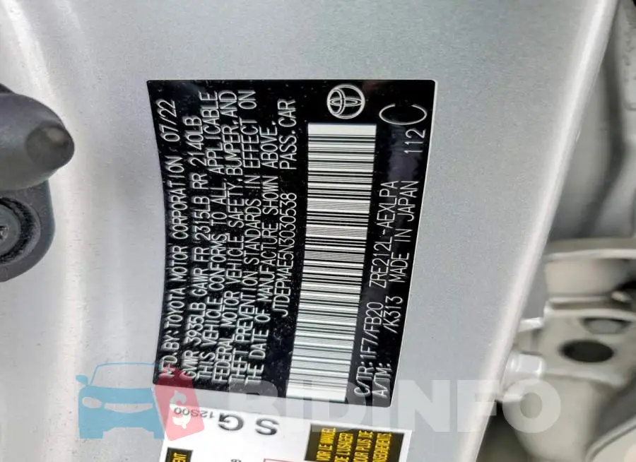 JTDEPMAE5N3030538 Photo# 12