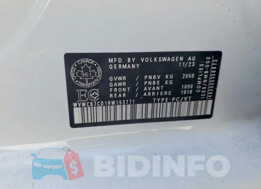 WVWCB7CD1RW153771 Photo# 12