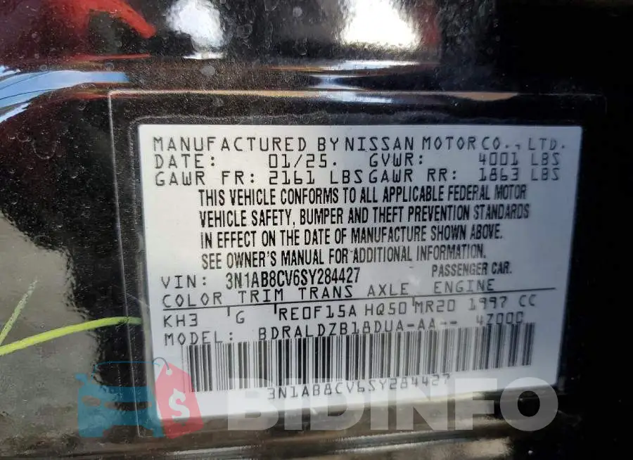 3N1AB8CV6SY284427 Photo# 12