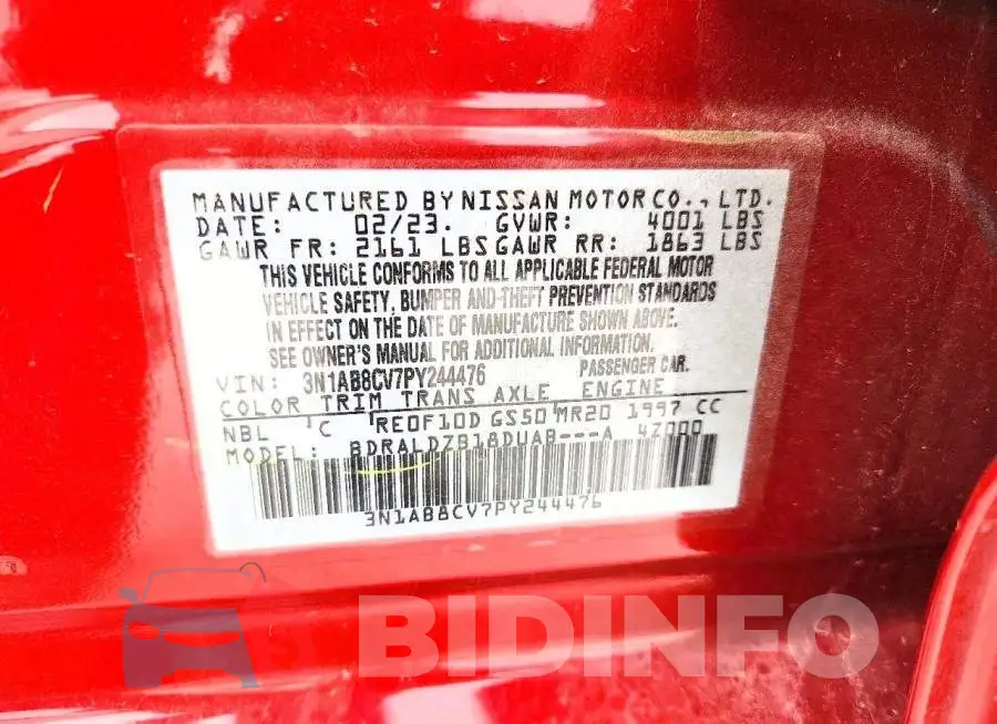 3N1AB8CV7PY244476 Photo# 13