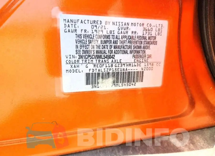 3N1CP5CV9ML545042 Photo# 12