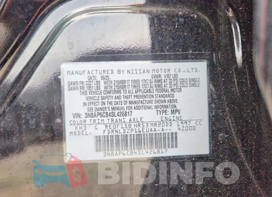 3N8AP6CB4SL426817 Photo# 13