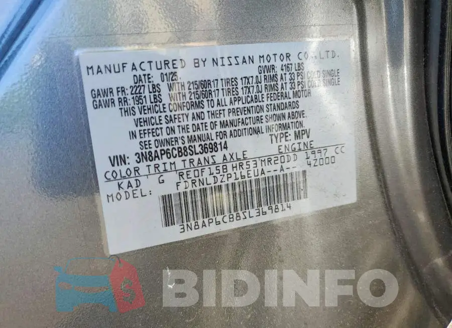 3N8AP6CB8SL369814 Photo# 13