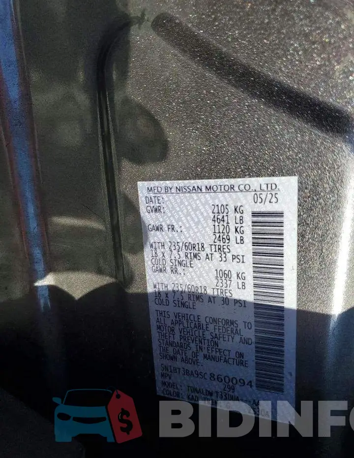 5N1BT3BA9SC860094 Photo# 14