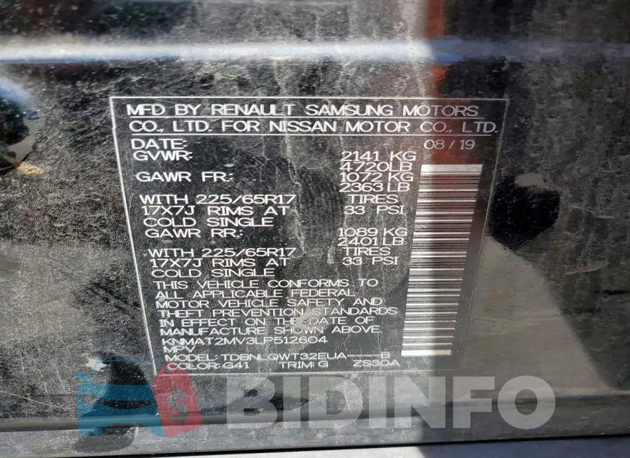 KNMAT2MV3LP512604 Photo# 14