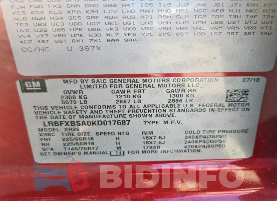LRBFXBSA0KD017687 Photo# 13