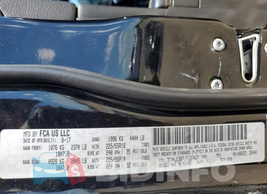 3C4NJCBB7JT137427 Photo# 14