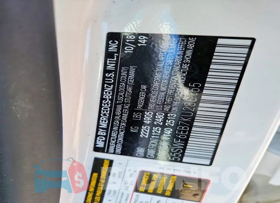 55SWF6EB7KU288155 Photo# 12