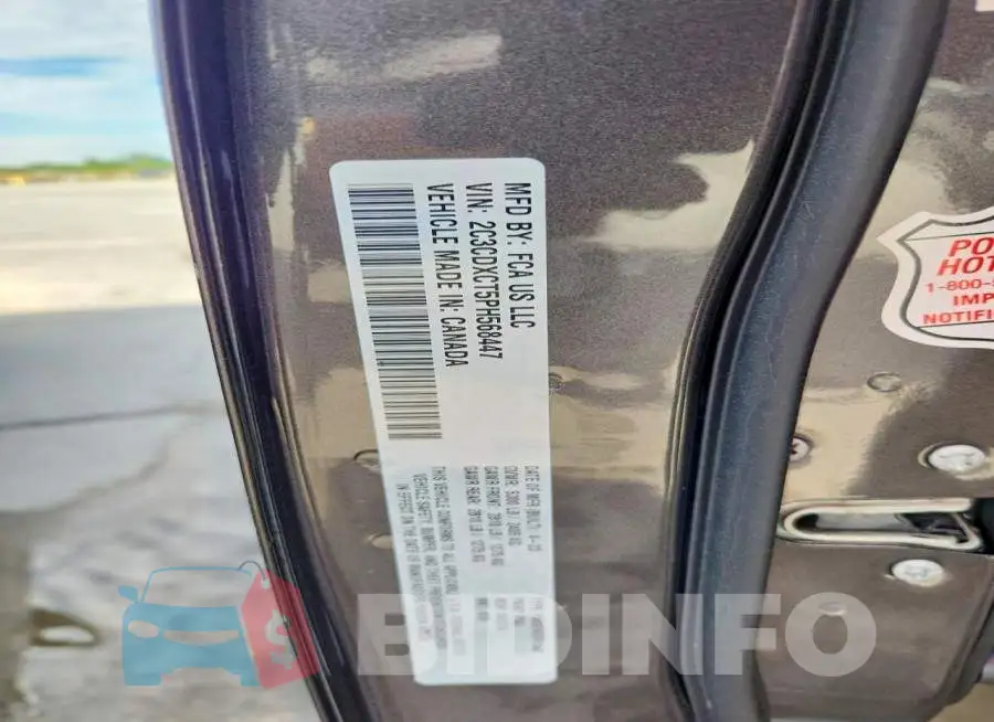 2C3CDXCT5PH568447 Photo# 13