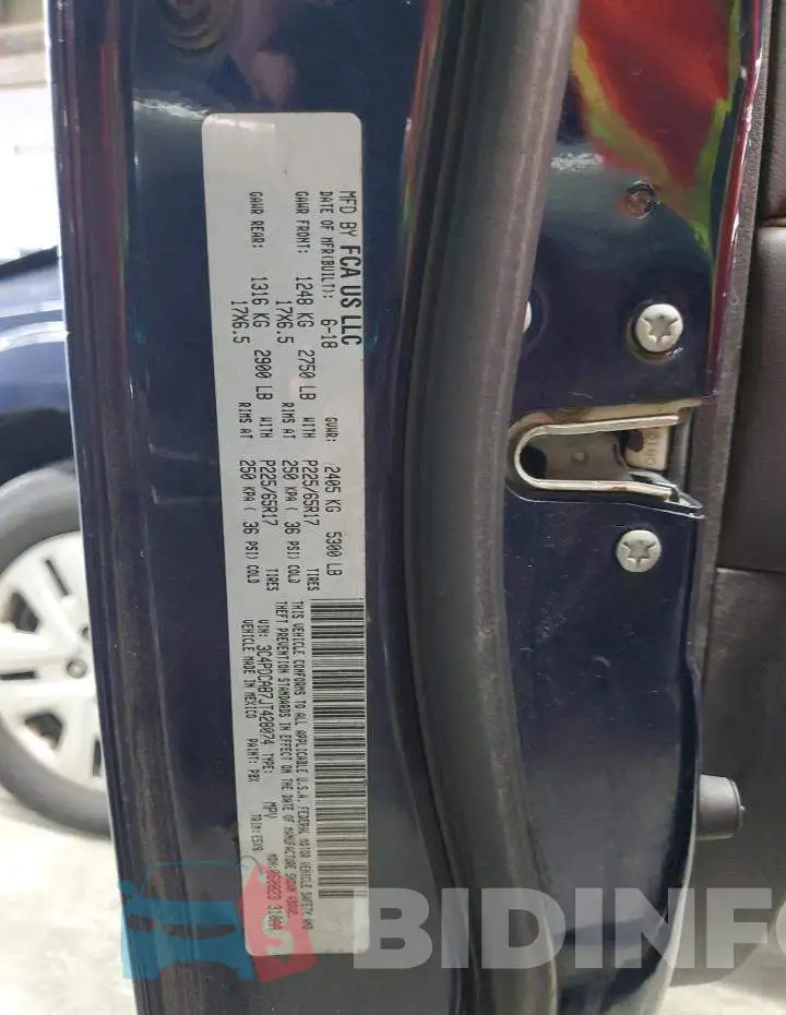 3C4PDCAB7JT428074 Photo# 13