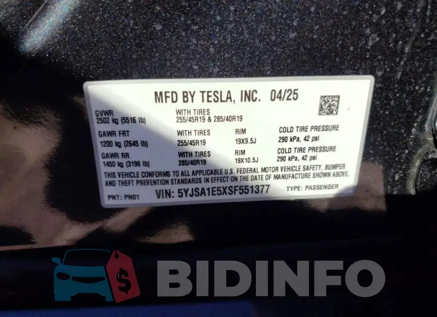 5YJSA1E5XSF551377 Photo# 12