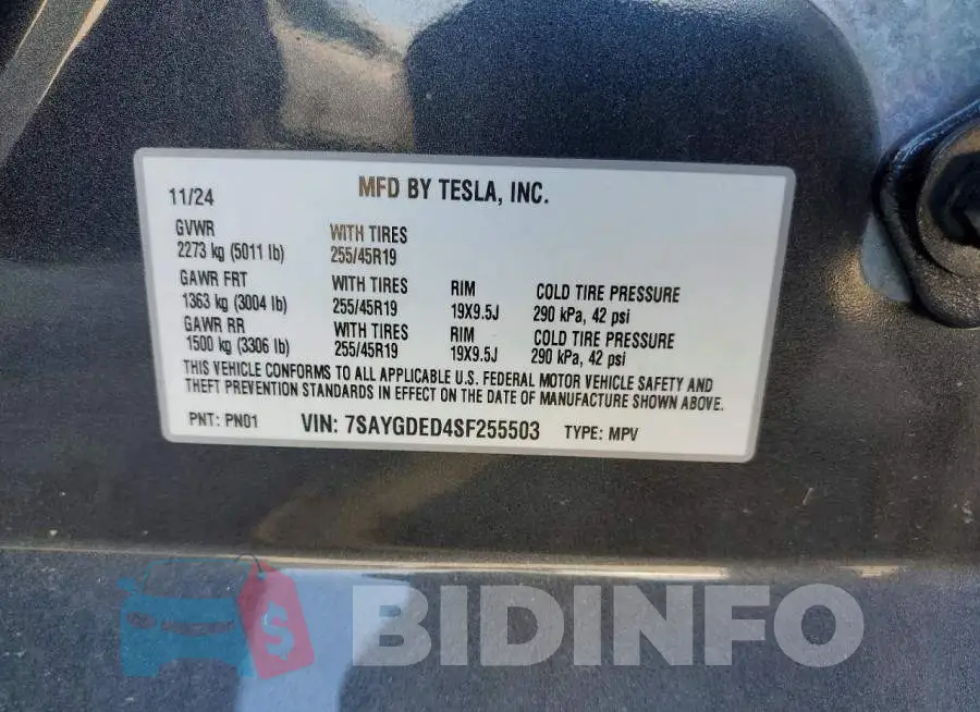 7SAYGDED4SF255503 Photo# 12