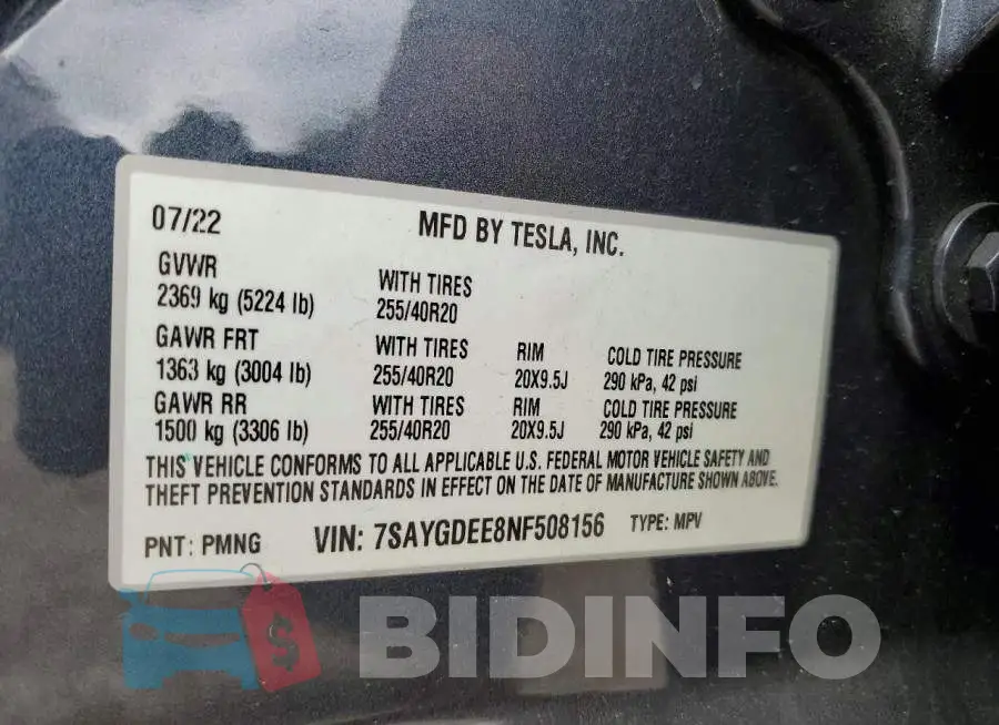 7SAYGDEE8NF508156 Photo# 13