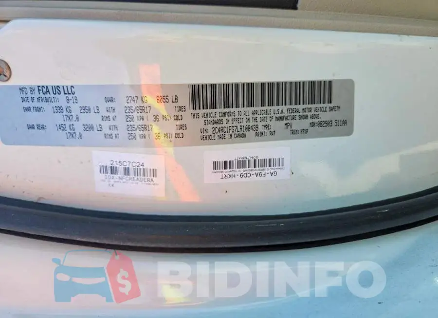 2C4RC1FG7LR108439 Photo# 13