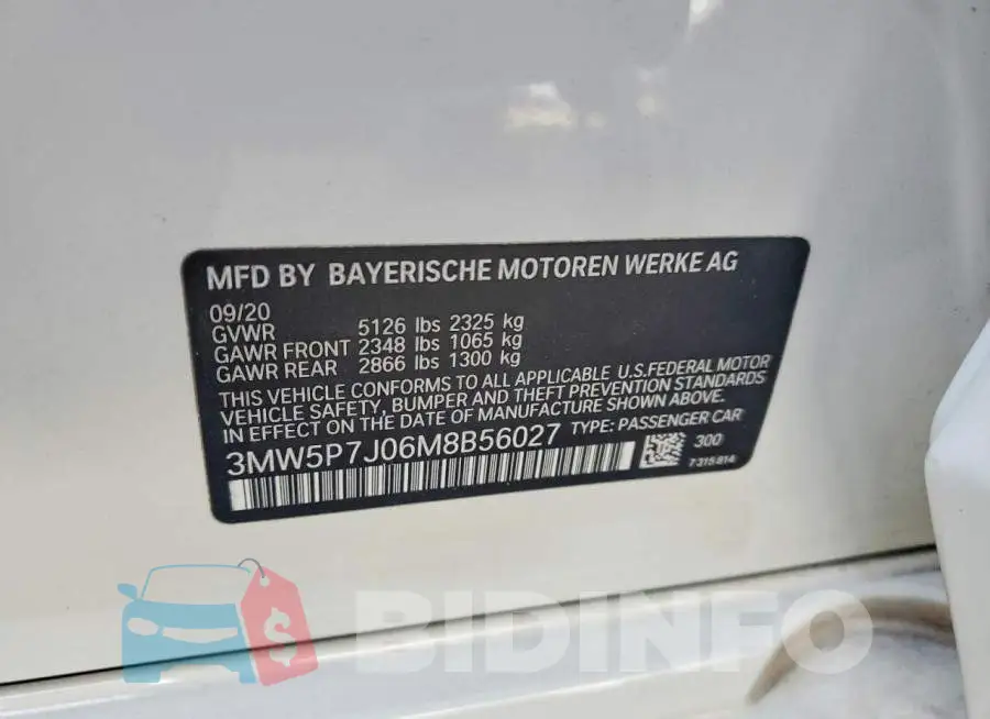 3MW5P7J06M8B56027 Photo# 12