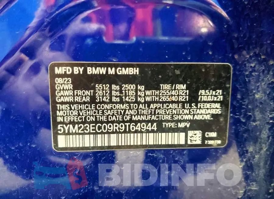 5YM23EC09R9T64944 Photo# 13